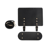 Maxbell 2xKnitting Crochet Bag Adjustable Shoulder Strap for DIY Purse Making Kits Black