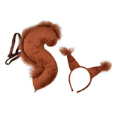 Maxbell 3xAnimal Tail Costume Kit Cosplay Hairband for Carnival Halloween Masquerade