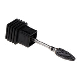 Maxbell Maxbell Ceramic Polishing Head Nail Drill Bit for Electric Nail Machine Black-XC