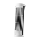Small Desktop Plug in Fan Night Light USB Desk Fan for Office Living Room Home White