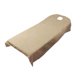 Maxbell 5 Pieces Soft Beauty Massage SPA Bed Cover Sheet With Breath Hole Camel