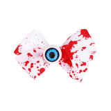 Halloween Eyeball Bow Hair Clip Eyeball Headpiece for Kids Adults Photo Prop
