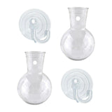 Maxbell Plant Propagation Bulbs with Suction Cup Hooks for Living Room Flowers Decor 2Pcs