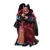 Maxbell Halloween Witch Decoration Party Prop for Mantel Table Centerpiece Fireplace Black Cape