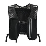 Maxbell Hydration Backpack Adjustable Straps Running Vest Pack for Trail Hiking Race Black