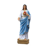 Maxbell Holy Mary Figurine Crafts Desktop Sculpture for Mantelpiece Study Room Shelf