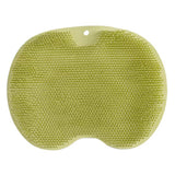 Maxbell Shower Foot Scrubber Mat Comfortable Soft Shower Silicone Foot Cleaning Tool Green