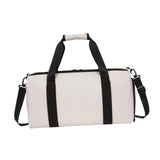 Maxbell Travel Duffle Bag Cross Country Bag with Shoes Compartment Sports Duffle Bag White