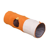 Maxbell Straight Cat Tunnel Lovely Foldable Kitten Tube for Playing Training Bunny Small