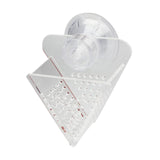 Maxbell Fish Feeder Cup Acrylic with Suction Cup Clear Cone Cup for Frozen Fish Food