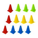 Maxbell 12 Pieces Marker Cones for Soccer Training for Basketball Outdoor Activities