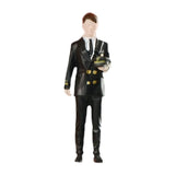Maxbell 1:64 Boy Model Figure Pose Scene Ornament Tiny People Miniature Scenes Decor uniform