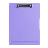 Maxbell Low Profile Clipboard with Storage A4 Size Clipboard Organizer for Home Violet