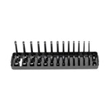 Maxbell Metric Socket Tray Rack Holder Storage Tool Organizer 0.25inch Black - Aladdin Shoppers