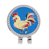 Maxbell Golf Hat Clip Magnetic with Golf Ball Marker Chinese Zodiac Cock - Aladdin Shoppers