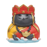 Maxbell Small Figure Sculpture Collectible Resin Ornament for Study Room Indoor Home 6x6.2x6.3 cm Red