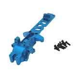 Maxbell 1:16 RC Car Gearbox Cover Metal Rear for 16209 16210 Hobby Car DIY Accessory Blue
