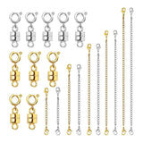 Maxbell Magnetic Necklace Clasp and Closures Crafts Pendant Necklace Chain Extenders Gold Silver