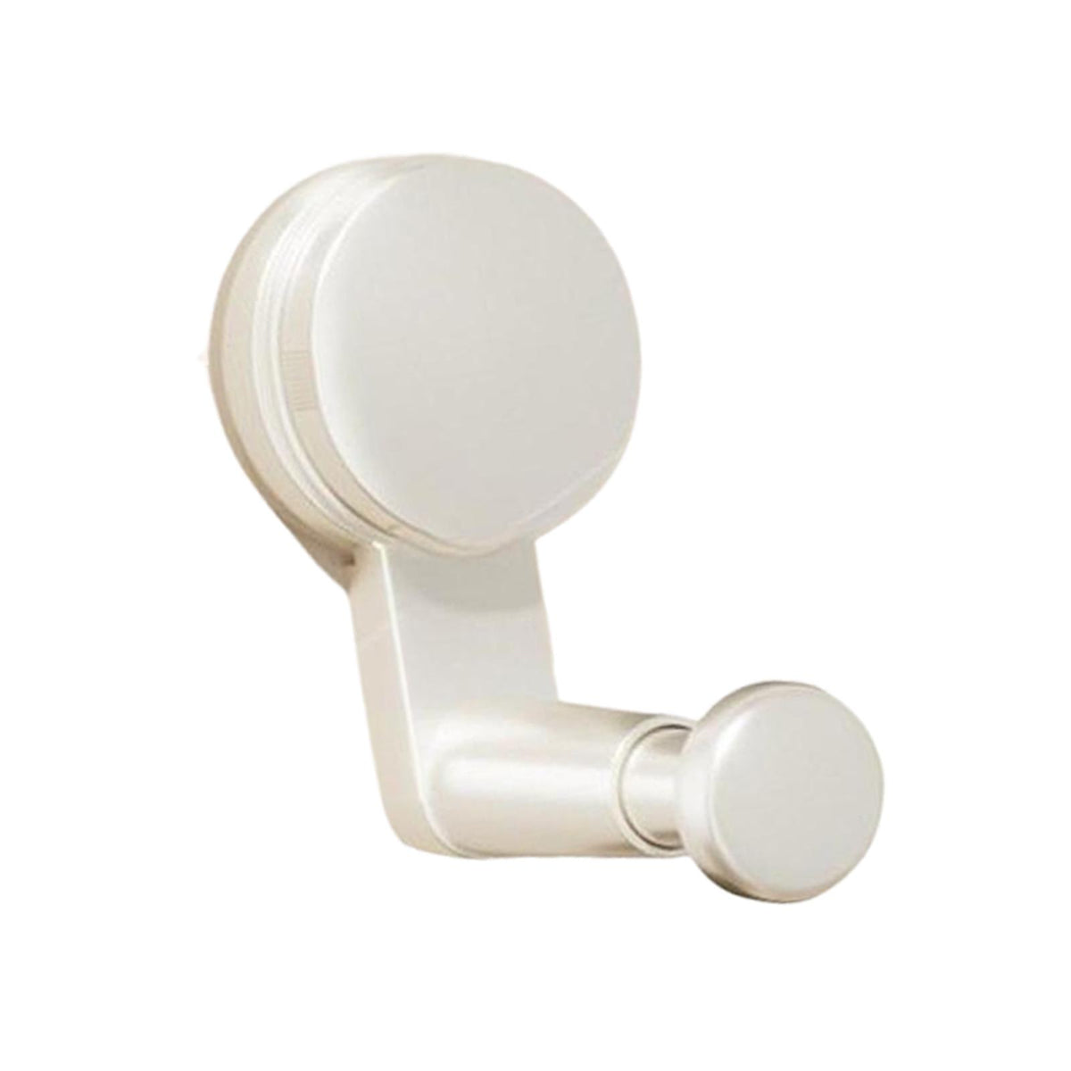 Suction Cup Hanger Organizer Clothes Hanger Storage Holder for Bathroom Wall White