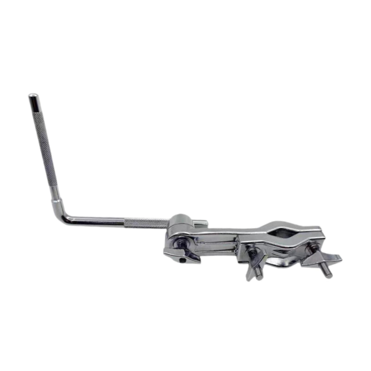 Maxbell Drum Cowbell Clamp Drum Set Adjustable Metal Cowbell Percussion L Rod Holder