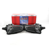 daybeam Running Light, Fog Light Assembly, Compatible with Vehicle Transport Van 19/20, Waterproof Electroplated Frame A Pair