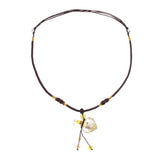 Maxbell Maxbell Glass Locket Necklace Perfume Fragrance Essential Oil Diffuser Yellow