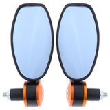Maxbell 1Pair Universal Motorcycle ATV Rear View Side Mirror Scooter Moped With Blue Lens - Aladdin Shoppers