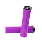 Maxbell 2x Bike Handlebar Grips Stylish Accessories for Mountain Bikes Riding Sports violet