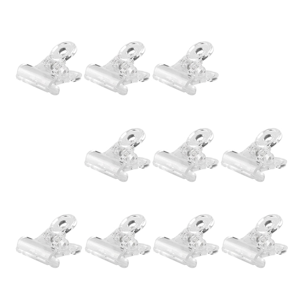 Maxbell Maxbell 10X Reusable Acrylic Nail Polish Remover Clips Nail Art Soak Off Clip Clear