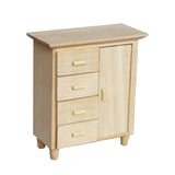 Maxbell 1/12 Miniature Cabinet and TV Cabinet Doll House Decoration Wardrobe