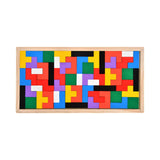 Maxbell Puck Game and Russian Block Toy Portable Tabletop Game for Party Game