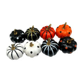 Maxbell 8Pcs Artificial Pumpkins Table Mini Home Party Autumn Lifelike Foam Pumpkins
