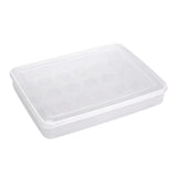 Maxbell Egg Container 24 Grid Portable Fridge Egg Tray for Pantry Restaurant Cabinet