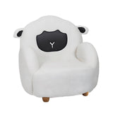 Maxbell 2in1 Kids Cartoon Sofa Bed, Soft Plush, Solid Wood, Safe & Space-Saving Sheep Wood