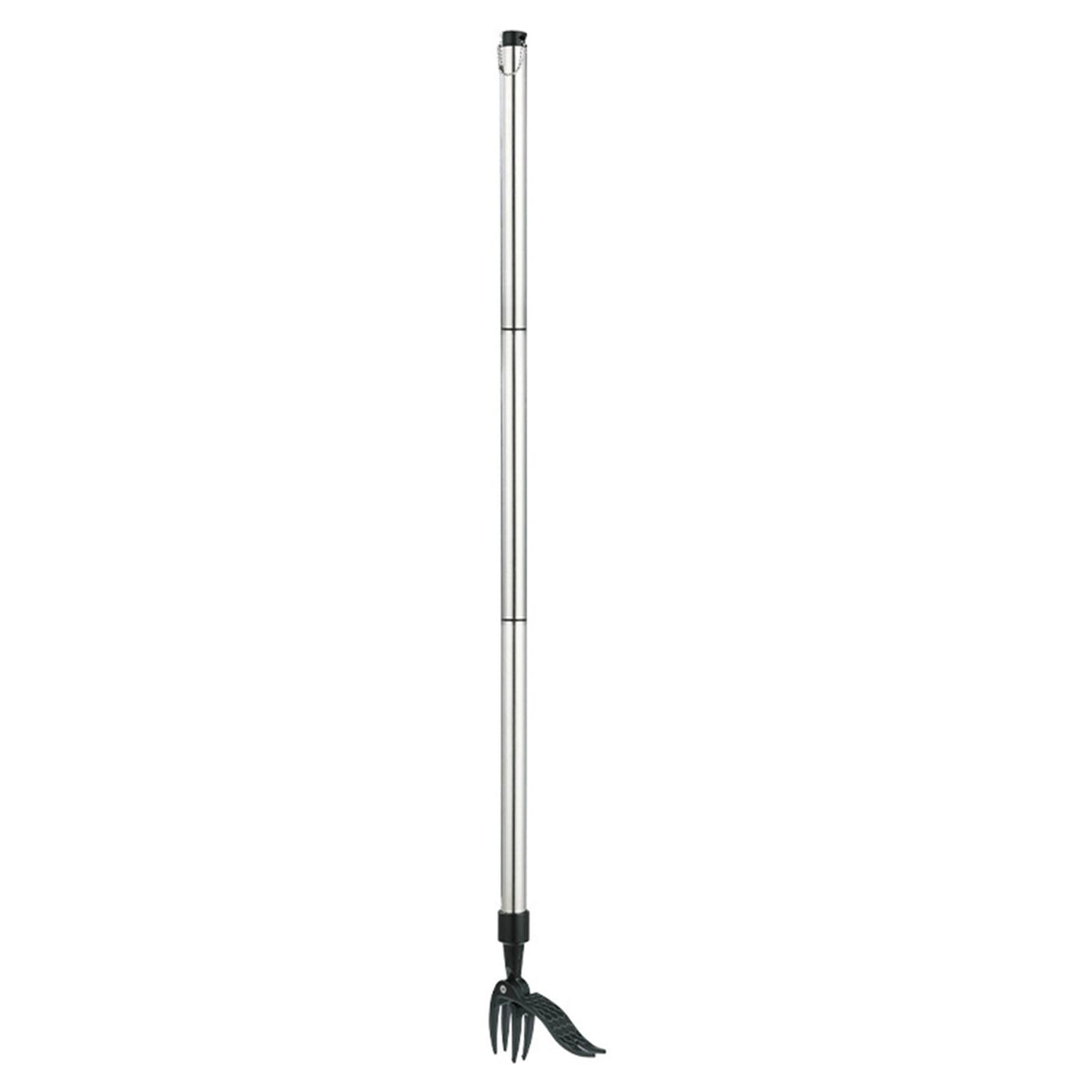 Maxbell Stand up Weeder Removal Tool Stainless Steel Weed Puller with Adjustable Rod Silver