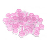 Maxbell Maxbell 50x Empty Round Makeup Jar Pot Travel Cream Powder Cosmetic Container 5g Pink