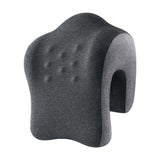 Maxbell Headrest for Office Chair Comfort Napping Pillow for Dorm Birthday Gift Home Deep and Medium Gray