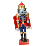 Maxbell Nutcracker Christmas Decoration Statue Collectible Wood Doll Crafts Ornament