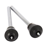 Maxbell 2Pcs Metal Floor Tom Drum Legs DIY Professional Stable Anti Slip Accessories 304