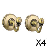Maxbell 4x2x Curtain Drapery Tiebacks Holdbacks Wall Tassel Hook Holder Bronze