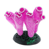 Maxbell Maxbell Aquarium Tank Landscaping Fluorescent Sea Squirt Simulation Coral Purple
