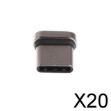 Maxbell 20xUniversal Magnetic Type-C Tip USB Data Sync OTG Wire Head Charging Converter