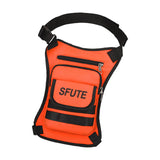 Maxbell Thigh Drop Leg Bag Fashion and Stylish Detachable Leg Straps Purse Hip Pouch Orange
