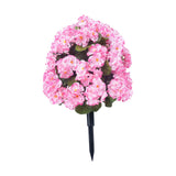 Maxbell Flower Bouquet Centerpieces Real Touch Begonia Flower for Wedding Party Home pink