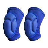 Maxbell Knee Pads High Elastic Breathable Kneepads for Dancing Basketball Volleyball Blue S