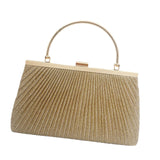 Maxbell Evening Clutch Handbag Elegant Evening Bag for Dinner Holidays Birthday Gift Gold