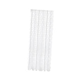 Maxbell Transparent Lace Curtain Decor Privacy Elegant White for Bathroom Patio Yard 100 cmx200 cm