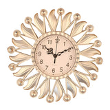 Maxbell Wall Hanging Clock Sparkling Bling Creative Mute for Home Living Room Office Style B