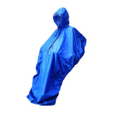 Maxbell Wheelchair Rain Poncho Raincoat for Elderly Men Women Mobility Tool Supplies blue