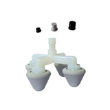Maxbell Massager 4 Head Sturdy Easy to Use Relaxation Accessoires for Legs Neck Back Point Head